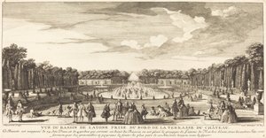 View of the Latona Basin Taken from the Edge of the Terrace of the Chateau by Jean Baptiste Rigaud