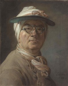 Self-Portrait with an Eyeshade