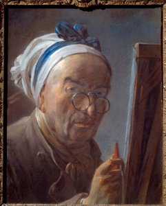 Self Portrait at the Easel