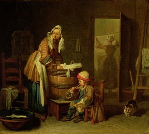 The Laundress by Jean Baptiste Simeon Chardin