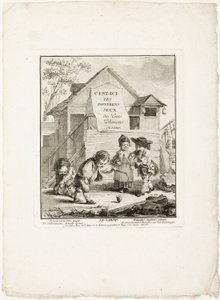 Horse Shoes, from The Games of the Urchins of Paris by Jean Baptiste Tilliard I