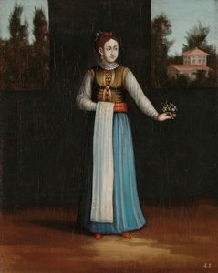 Woman from the Albanian Coast by Jean Baptiste Vanmour (workshop of)
