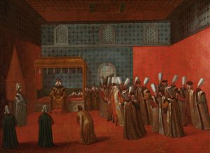 Ambassador Cornelis Calkoen at his Audience with Sultan Ahmed III