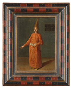 An Ottoman hatchet-bearer by Jean Baptiste Vanmour
