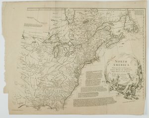 North America, engraved by Richard William Seale, 1752