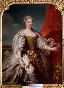 Portrait of Catherine Bnin Opalinska by Jean Baptiste van Loo
