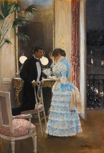 A Conversation by Jean Beraud