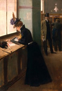 In the Telegraph Office
