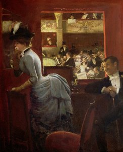The Theatre Box at the Variety, 1883 by Jean Beraud