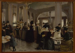 The Gloppe pastry shop by Jean Beraud