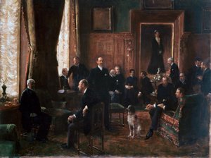 The Salon of the Countess Potocka by Jean Beraud