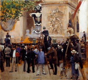 The funeral of Victor Hugo