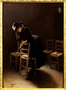 The Prayer. Painting by Jean Beraud (1849-1935) by Jean Beraud
