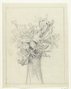 Flowers in a Vase by Jean Bernard