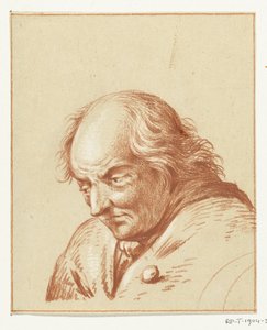 Bust of a Man, Looking Down by Jean Bernard