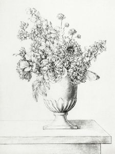 Flowers in a Vase by Jean Bernard