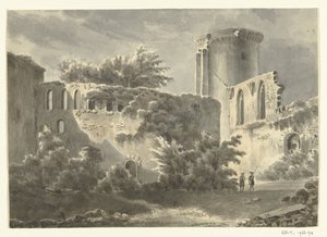 View of the Courtyard of Château de Botwel