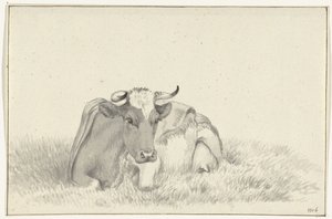 Lying Cow, from the Front by Jean Bernard
