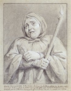 The Marquise de Brinvilliers on the way to her death by Jean Bernard Restout