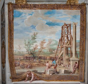 Raising the Columns on the River Ganges
