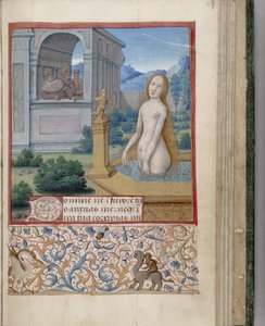 Bathsheba Bathing (Book of Hours)