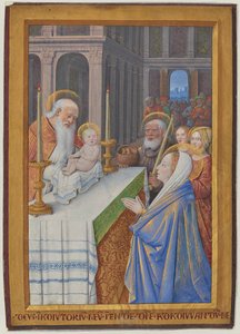 Leaf from the Hours of Louis XII by Jean Bourdichon