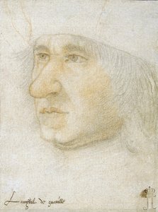 Portrait of Louis Malet de Graville, Admiral of France by Jean Bourdichon