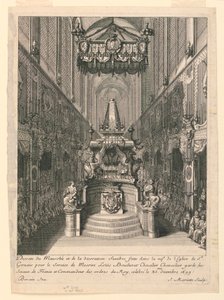 Catafalque of Louis Boucherat, Second State, St. Gervais, Paris