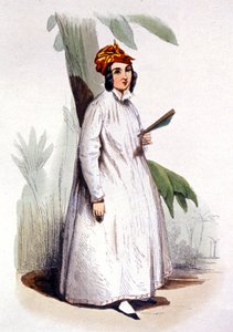 The creole woman, French Antilles, c.1850