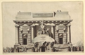 Design for Temple of Justice or Temple of Immortality