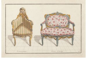 Encoignure, Demi Canapé. Nouvelle Iconologie Historique ou Attributes Hierogliphyques