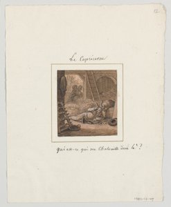 Design for a Painted Porcelain Plate, Capricorn from the Farcical Zodiac Service