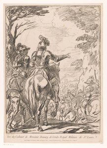 Two Soldiers on Horseback (Halte de cavaliers) by Jean Charles François