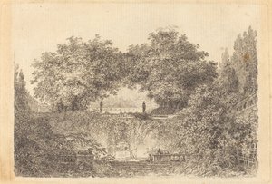 The Little Park by Jean Claude Richard de Saint Non after Jean Honoré Fragonard