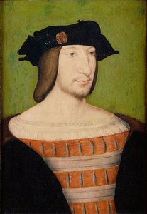 Portrait of Francis I, King of France, 1515 by Jean Clouet