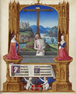 Très Riches Heures du Duc de Berry - The Man of Sorrows by Jean Colombe