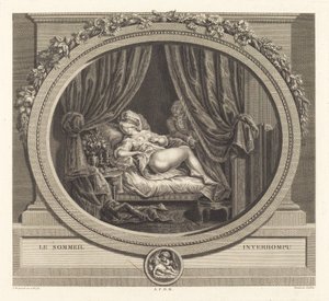 The Interrupted Sleep by Jean Dambrun after François Marie Isidore Queverdo