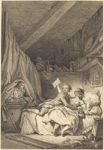 The Cobbler by Jean Dambrun after Jean Honoré Fragonard