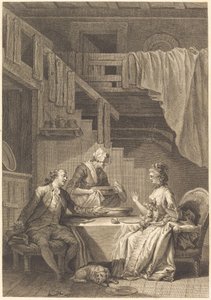 The Falcon by Jean Dambrun and Jean Baptiste Tilliard after Jean Honoré Fragonard