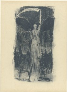 Death Appears in the Sky Above a Castle Castle of Death Le chateau de la Mort L