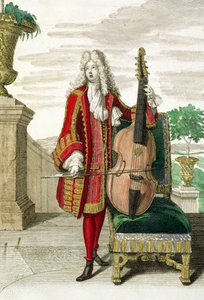 Gentleman Playing the Cello by Jean Dieu de Saint Jean