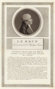 Portrait of Charles-Francois Lebrun, Duke of Plaisance