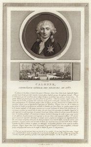 Portrait of Charles Alexandre, Vicomte de Calonne