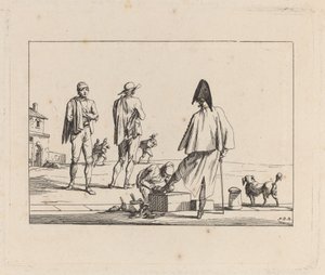 Commander Having His Boot Shined by Jean Duplessis Bertaux