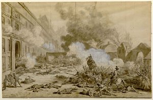The Capture of the Tuileries Palace by Jean Duplessis Bertaux