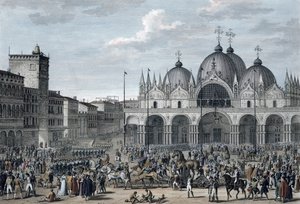 The Entry of the French into Venice, Floreal, Year 5 May 1797 by Jean Duplessis Bertaux