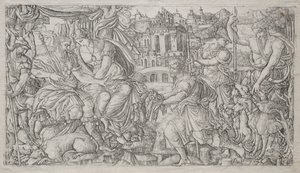 Huntsman Presenting a Gift to a King