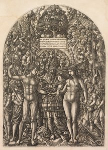 Marriage of Adam and Eve by Jean Duvet