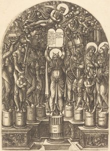 Moses Surrounded by the Patriarchs by Jean Duvet