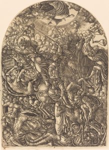 Saint John Sees the Four Horsemen by Jean Duvet